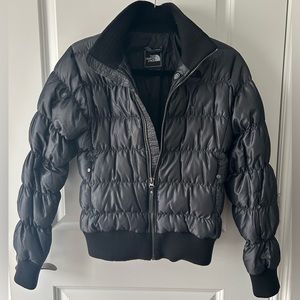 The North Face Charcoal Gray 600 Short Down Puffer Jacket